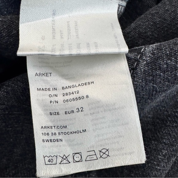 ✨Arket✨ Cropped Wide Leg Jeans (32) - Picture 9 of 10